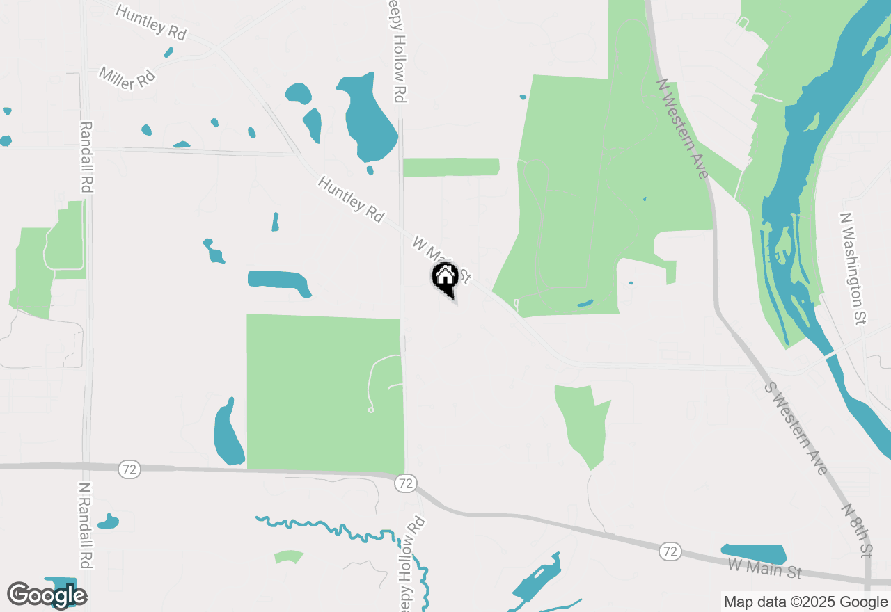 Map of 1308 Westley Lane, West Dundee, IL 60118