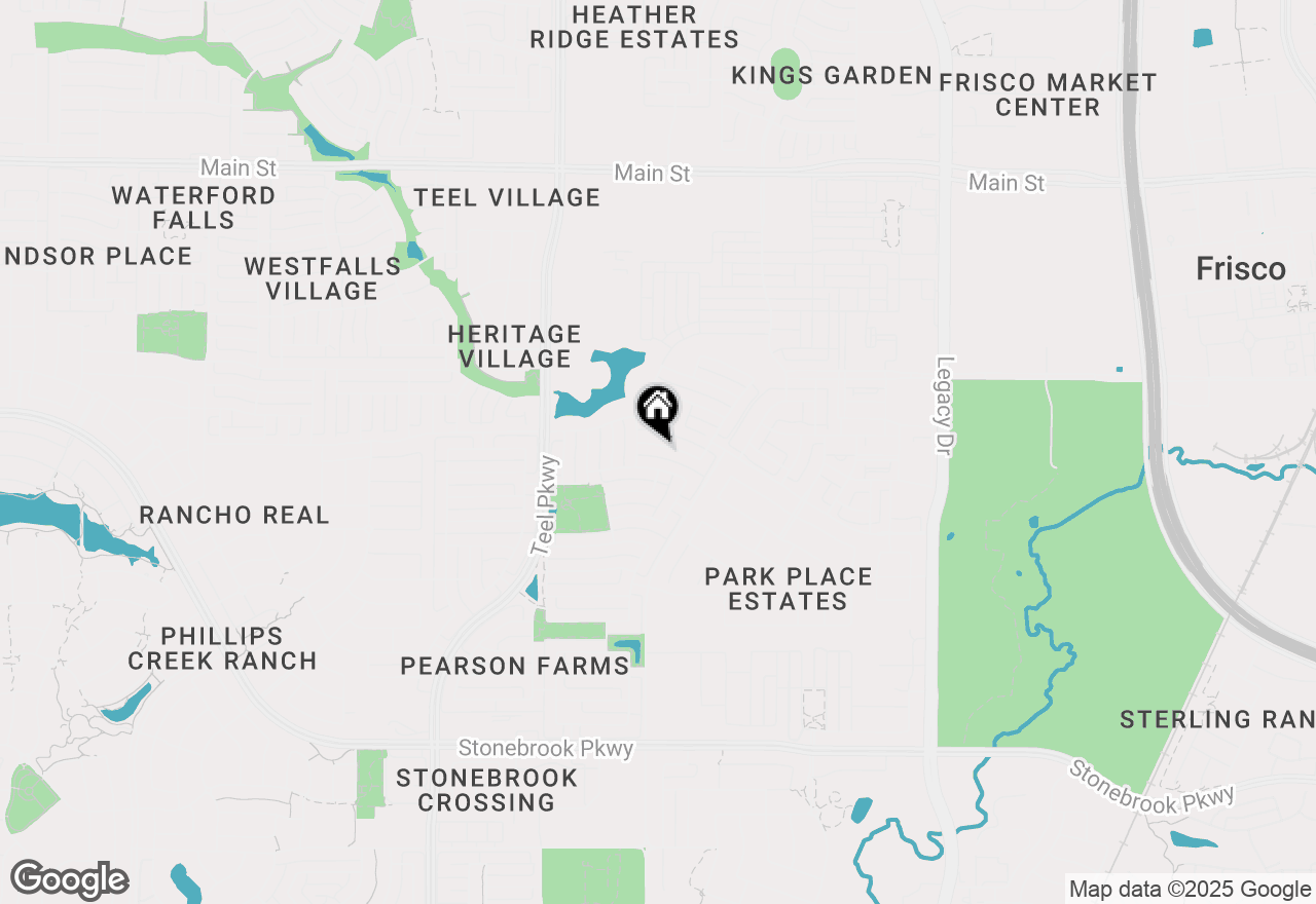 Map of 3381 Berkwood Place, Frisco, TX 75034