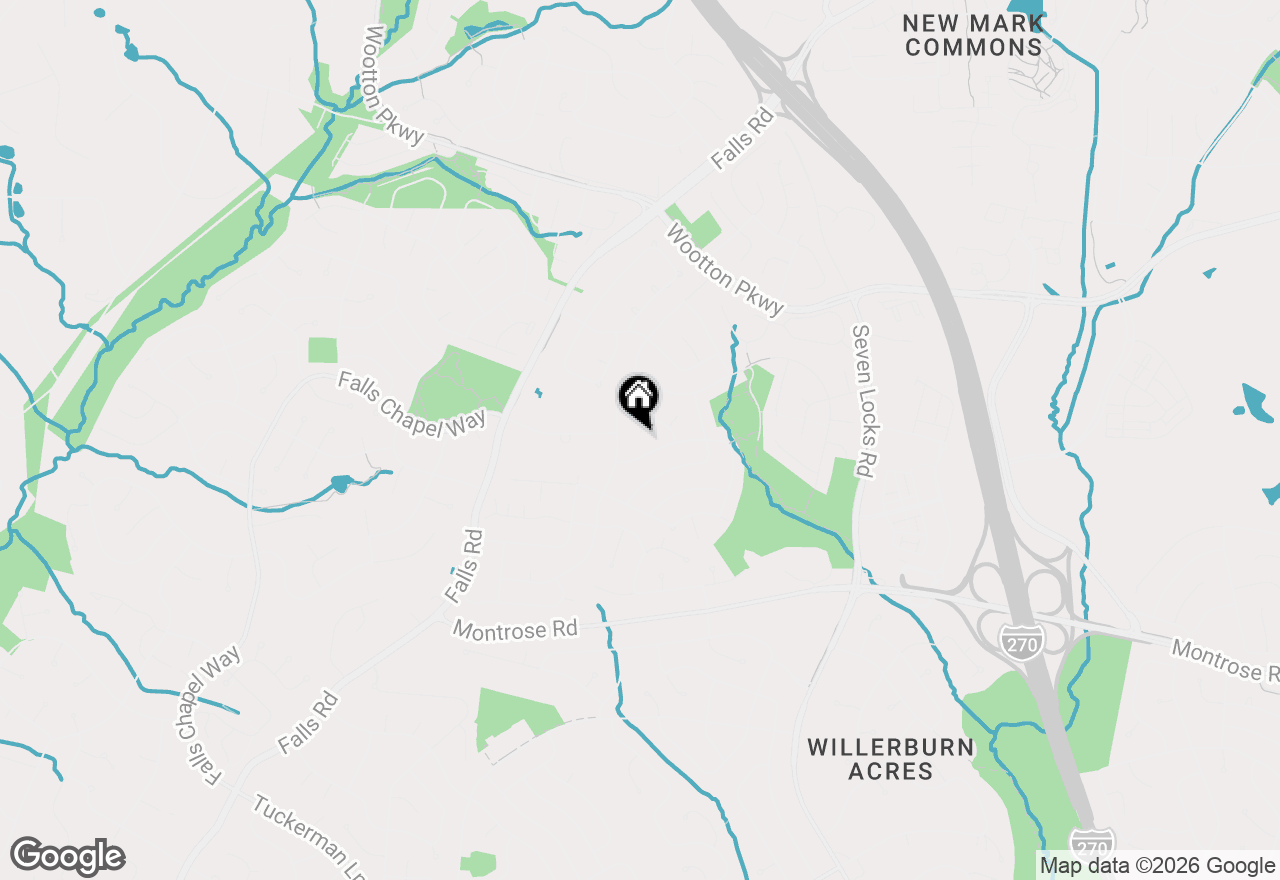 Map of 4 Sussex Court, Potomac, MD 20854