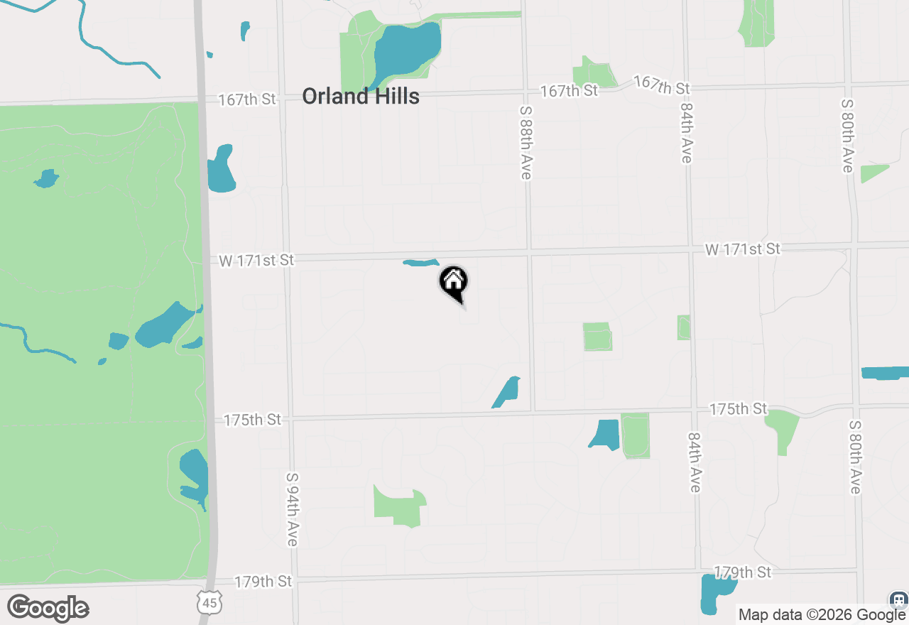 Map of 17224 Shetland Drive, Tinley Park, IL 60487