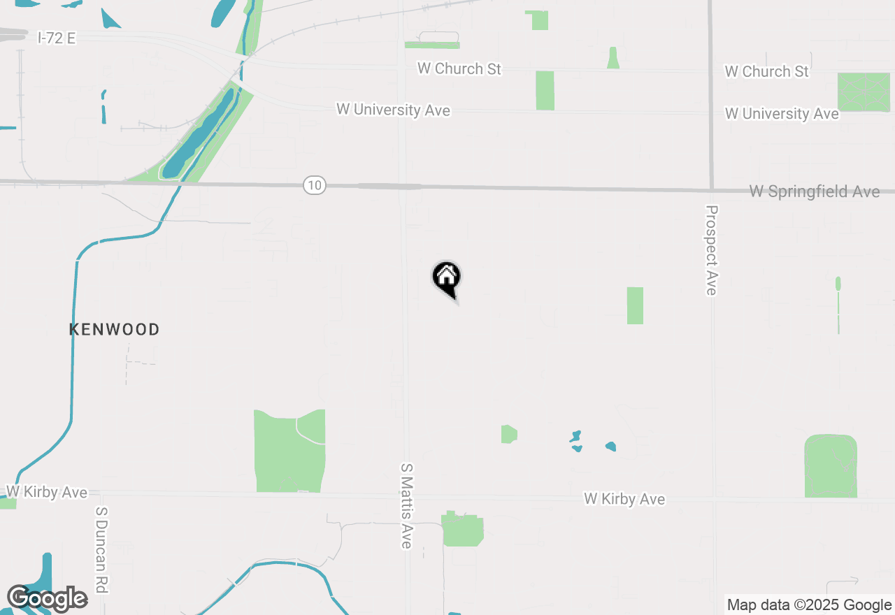 Map of 809 S Victor Street, Champaign, IL 61821