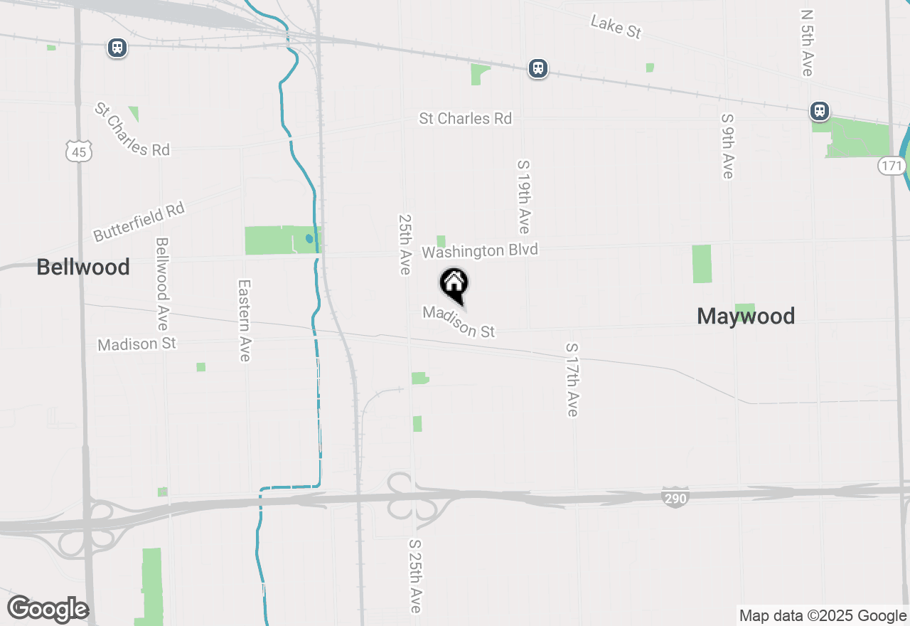 Map of 723 23rd Avenue, Bellwood, IL 60104