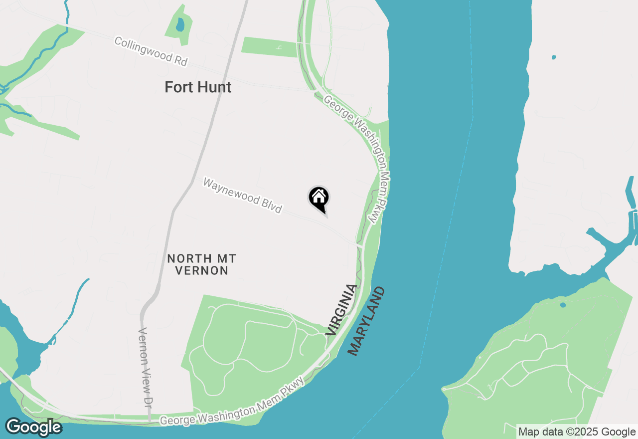 Map of 912 Waynewood Boulevard, Alexandria, VA 22308