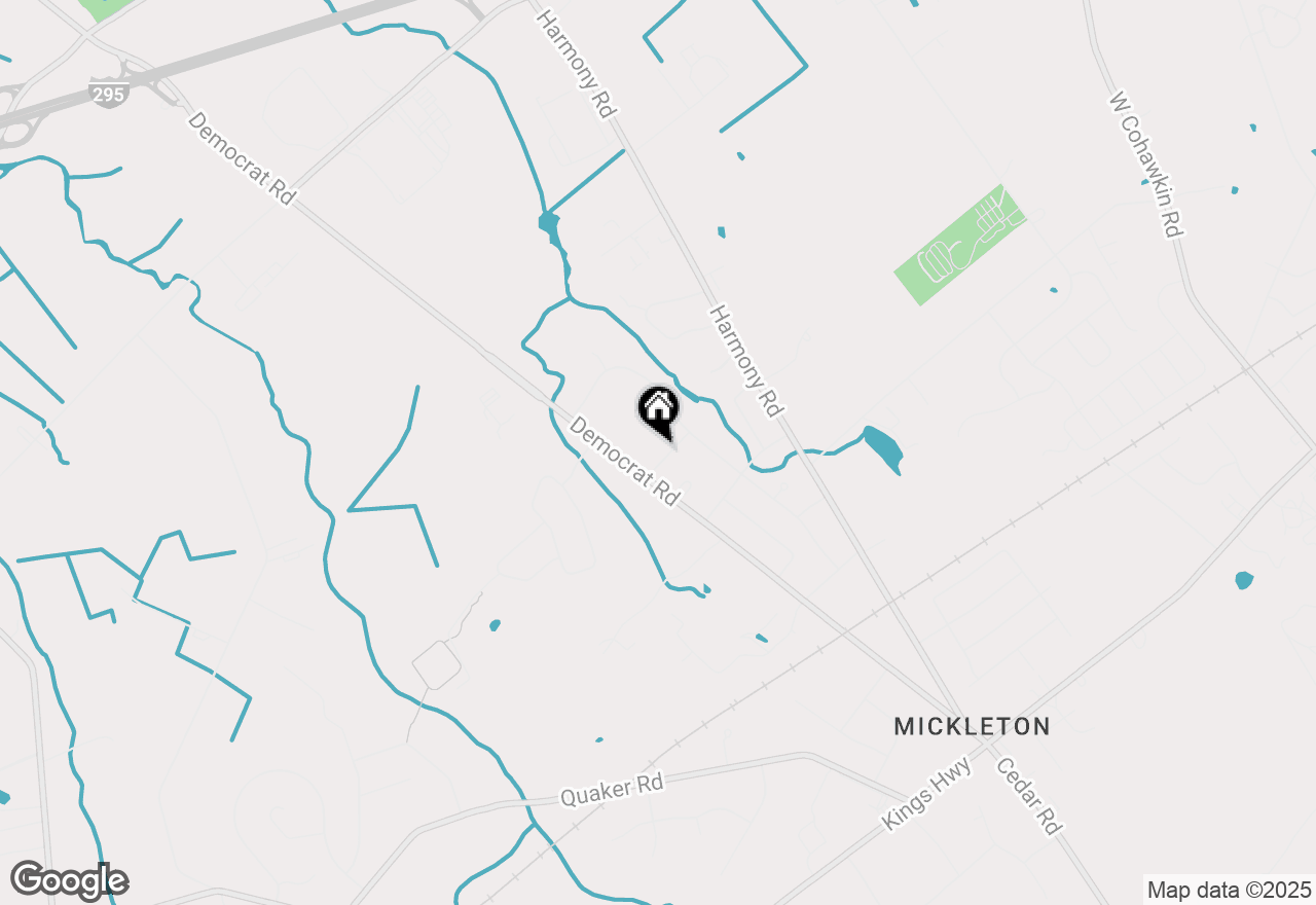 Map of 437 Cedar Lane, Mickleton, NJ 08056