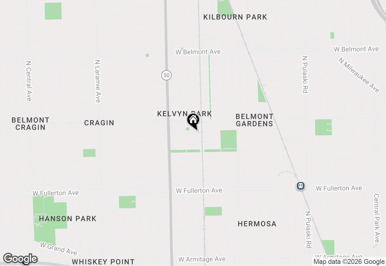 Map of 4629 W Parker Avenue, Chicago, IL 60639