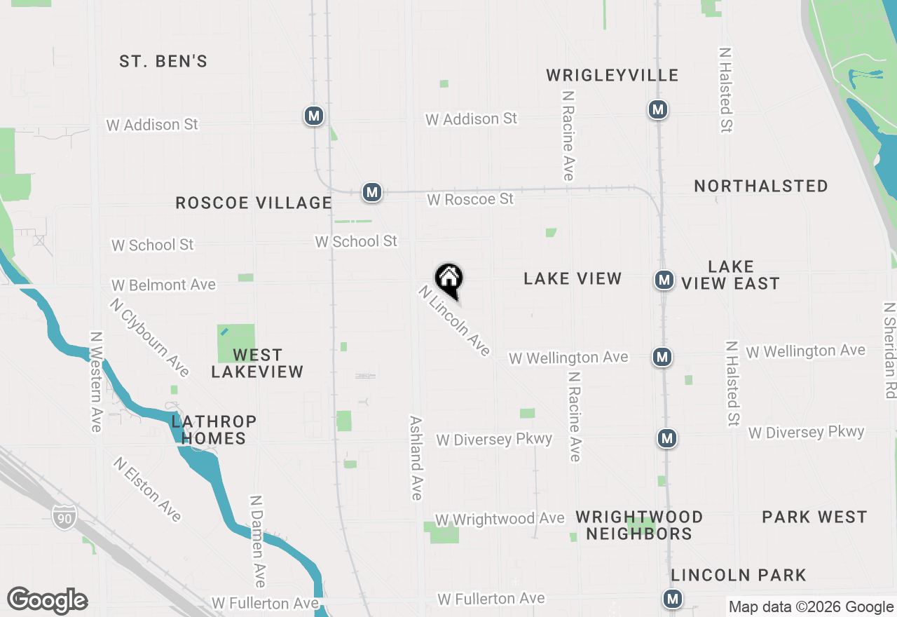 Map of 3113 N Lincoln Avenue, Chicago, IL 60657