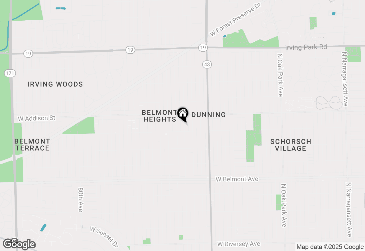 Map of 3518 N Odell Avenue, Chicago, IL 60634