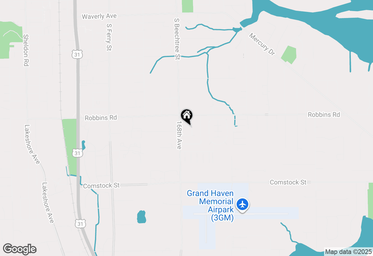Map of 1502 Meadow Lane, Grand Haven, MI 49417