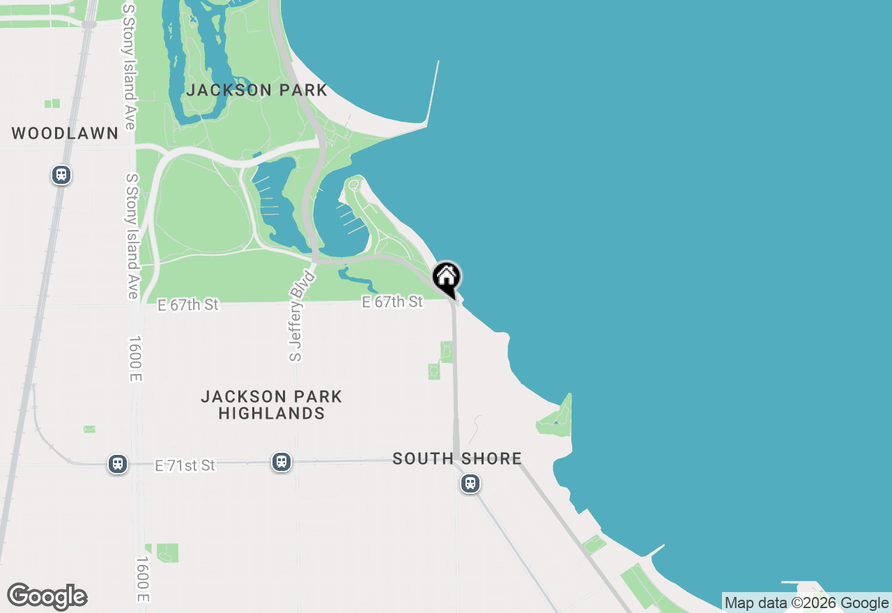 Map of 6700 S South Shore Drive #12K, Chicago, IL 60649