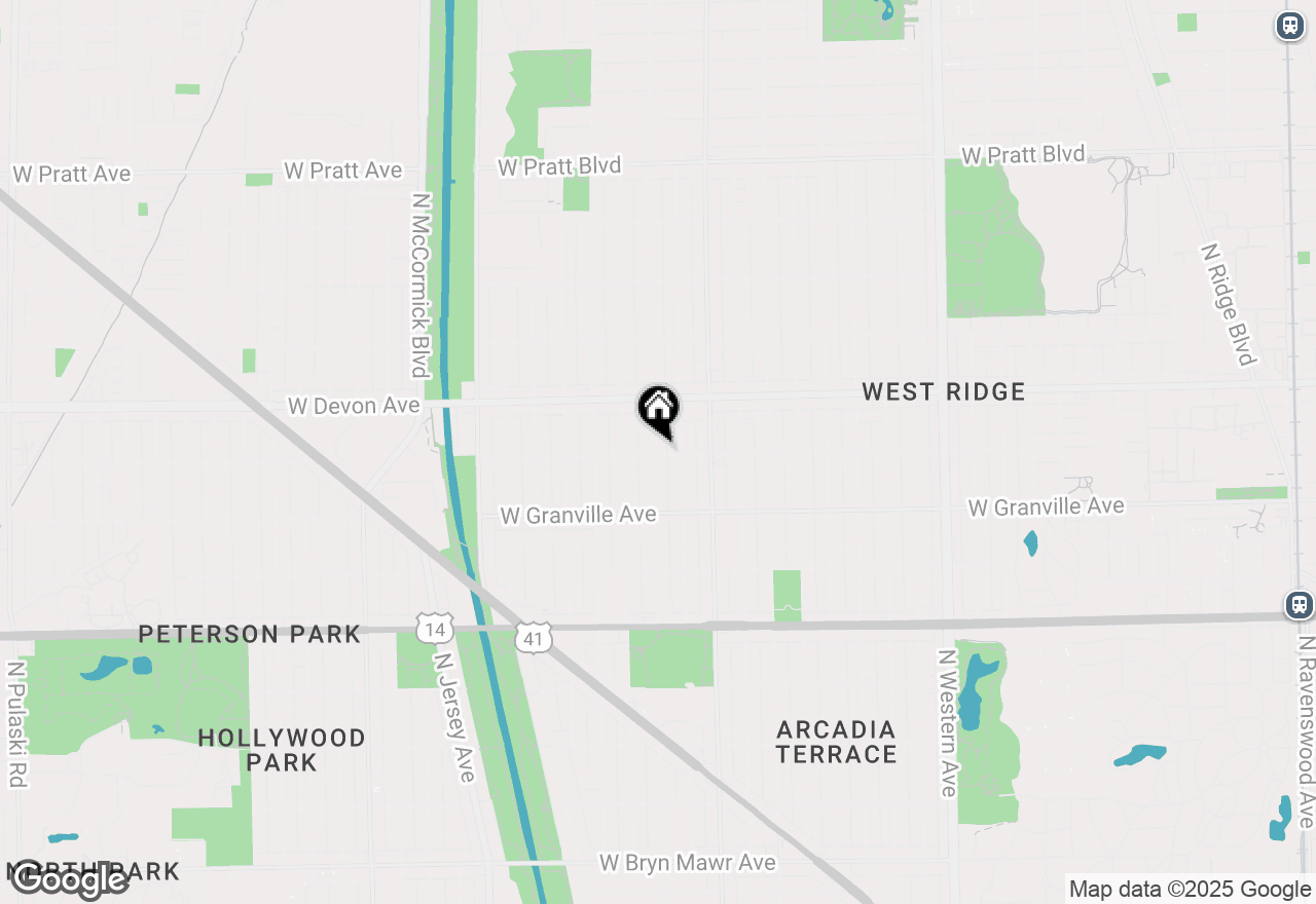 Map of 2856 W Rosemont Avenue #2, Chicago, IL 60659