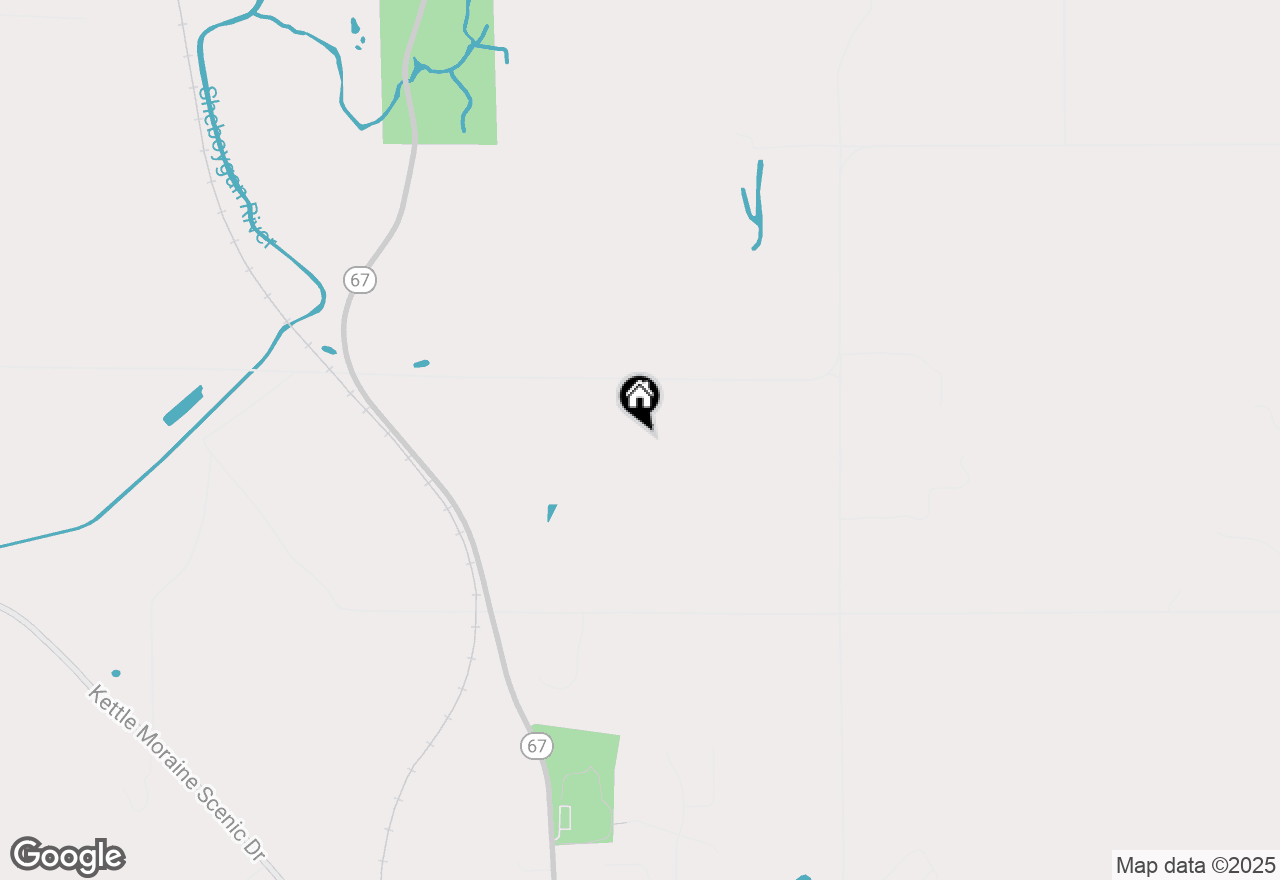 Map of W6275 County Road Mm, Elkhart Lake, WI 53020