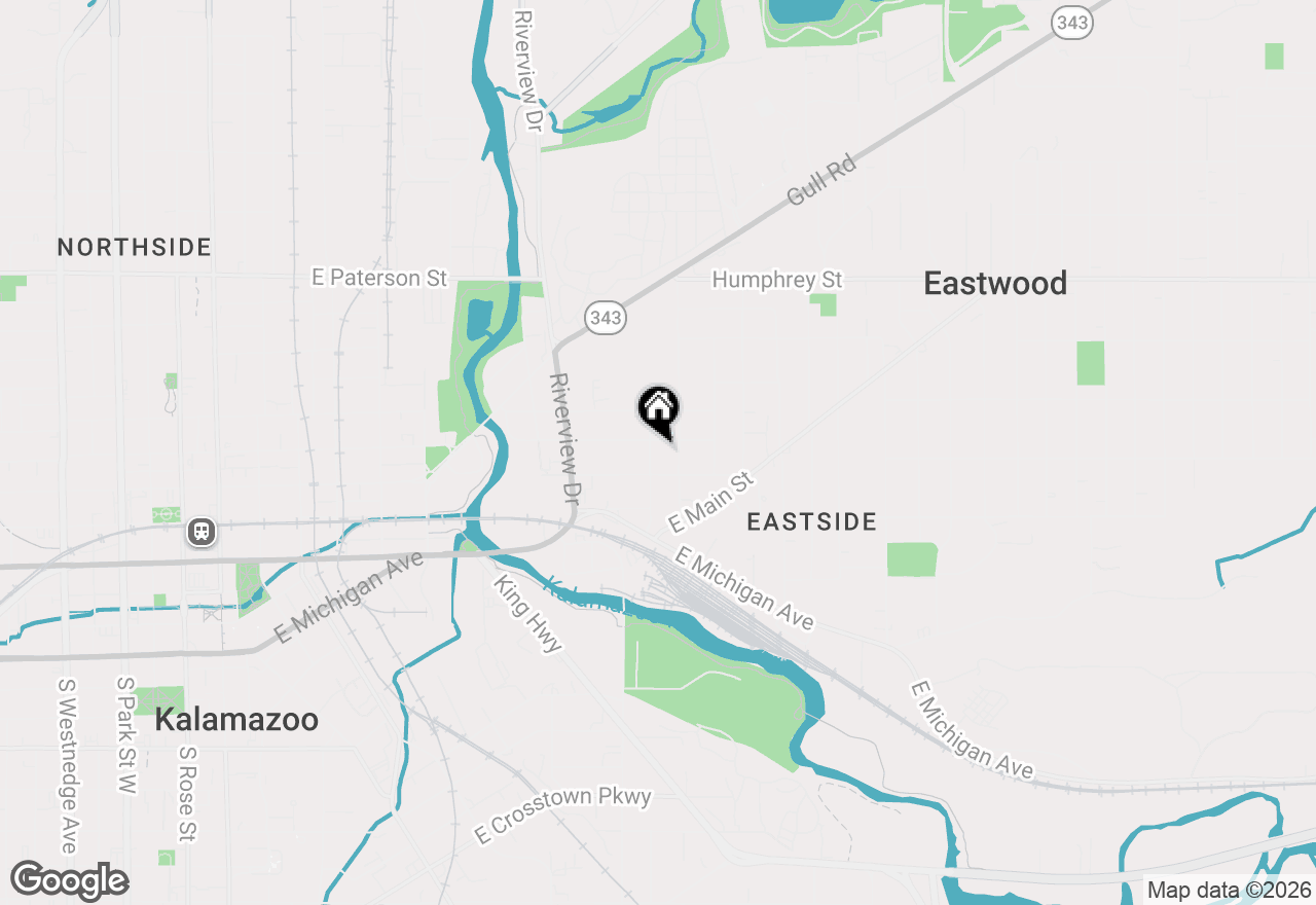 Map of 620 Gilbert Avenue, Kalamazoo, MI 49048