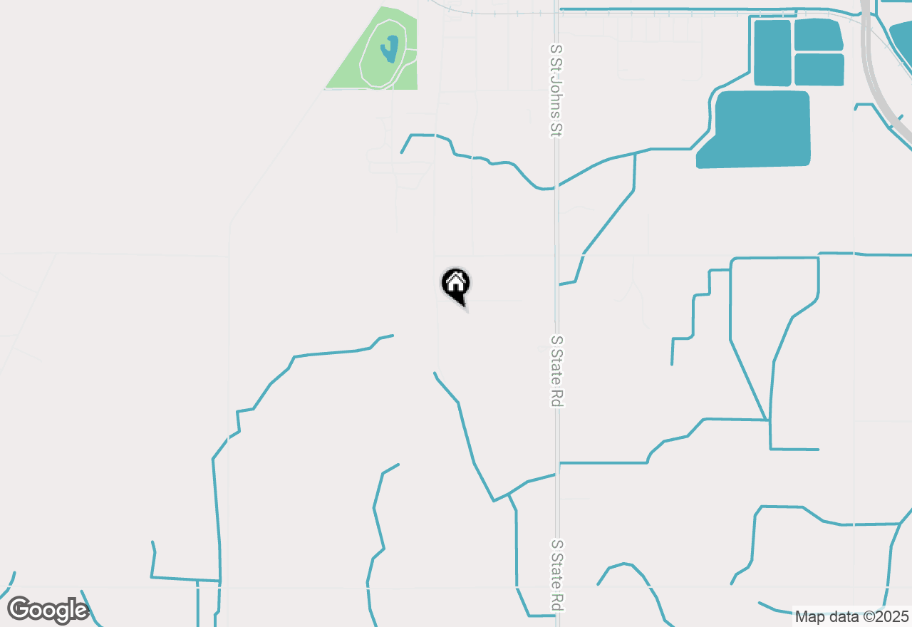 Map of 100 Raycraft, Ithaca, MI 48847