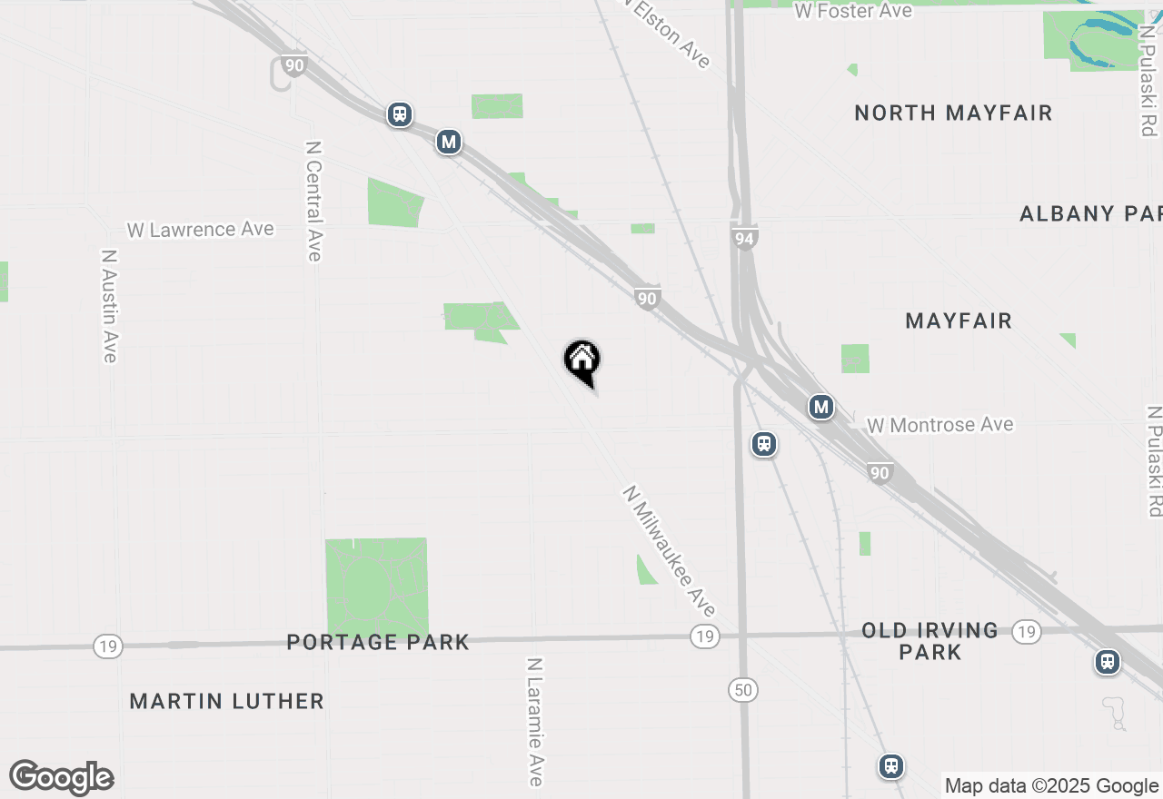 Map of 5062 W Agatite Avenue #3, Chicago, IL 60630