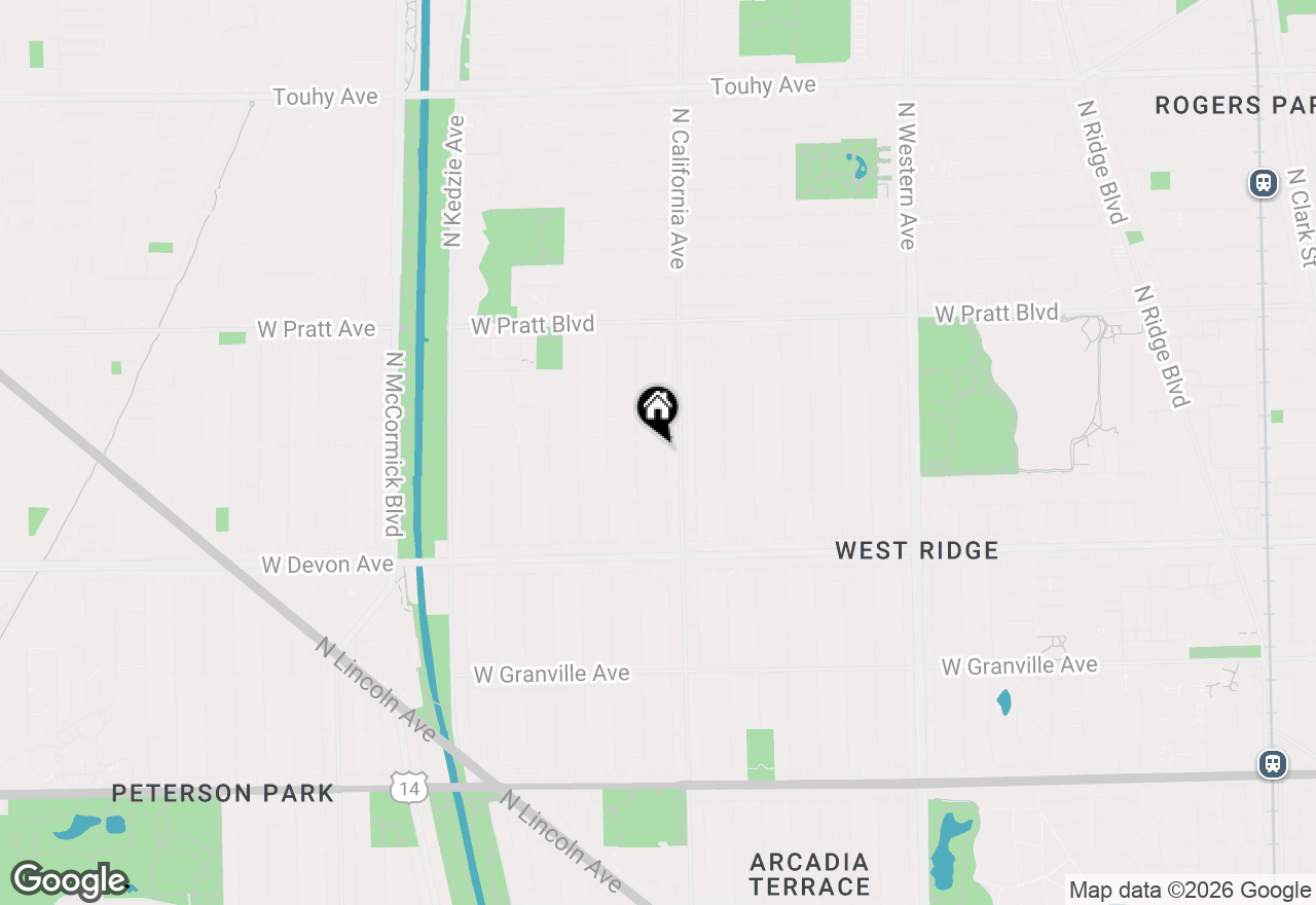 Map of 6549 N Mozart Street #3, Chicago, IL 60645