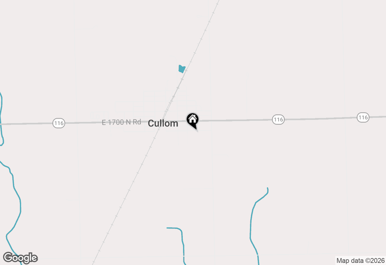 Map of 316 E Cleveland Street, Cullom, IL 60929