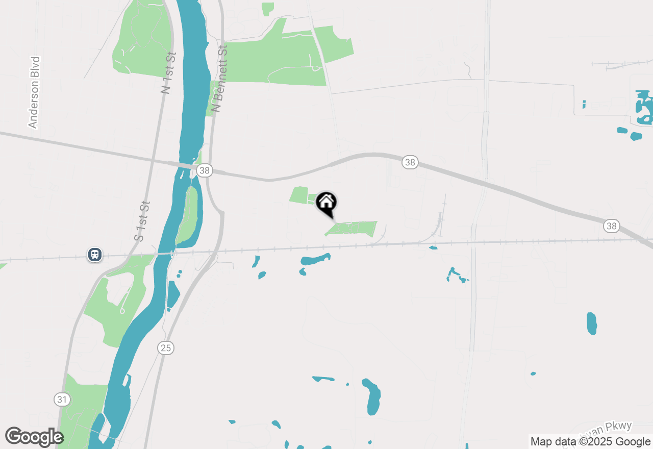 Map of 210 Simpson Street, Geneva, IL 60134