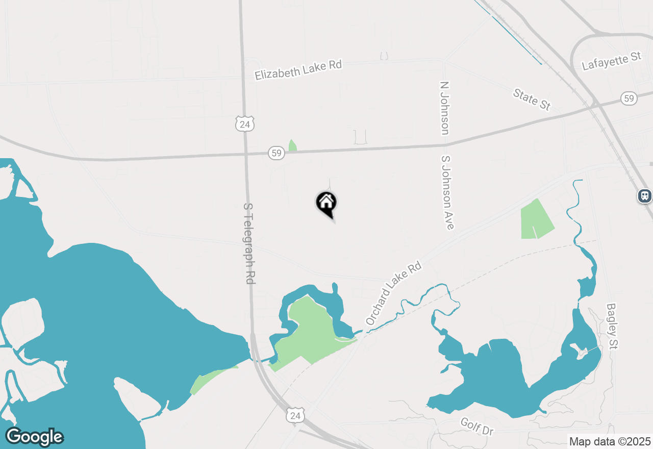 Map of 10 Niagara Avenue, Pontiac, MI 48341