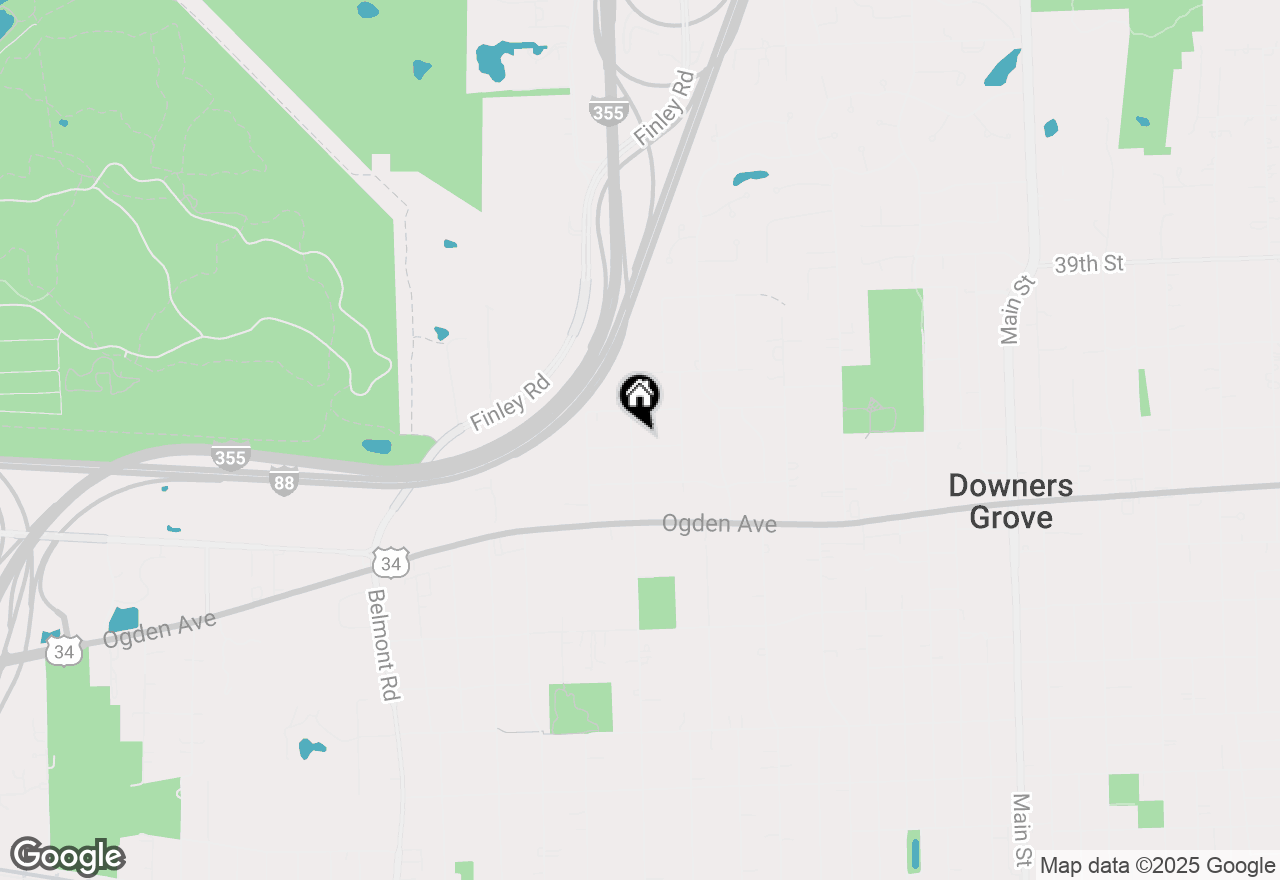 Map of 1656 Carol Street, Downers Grove, IL 60515