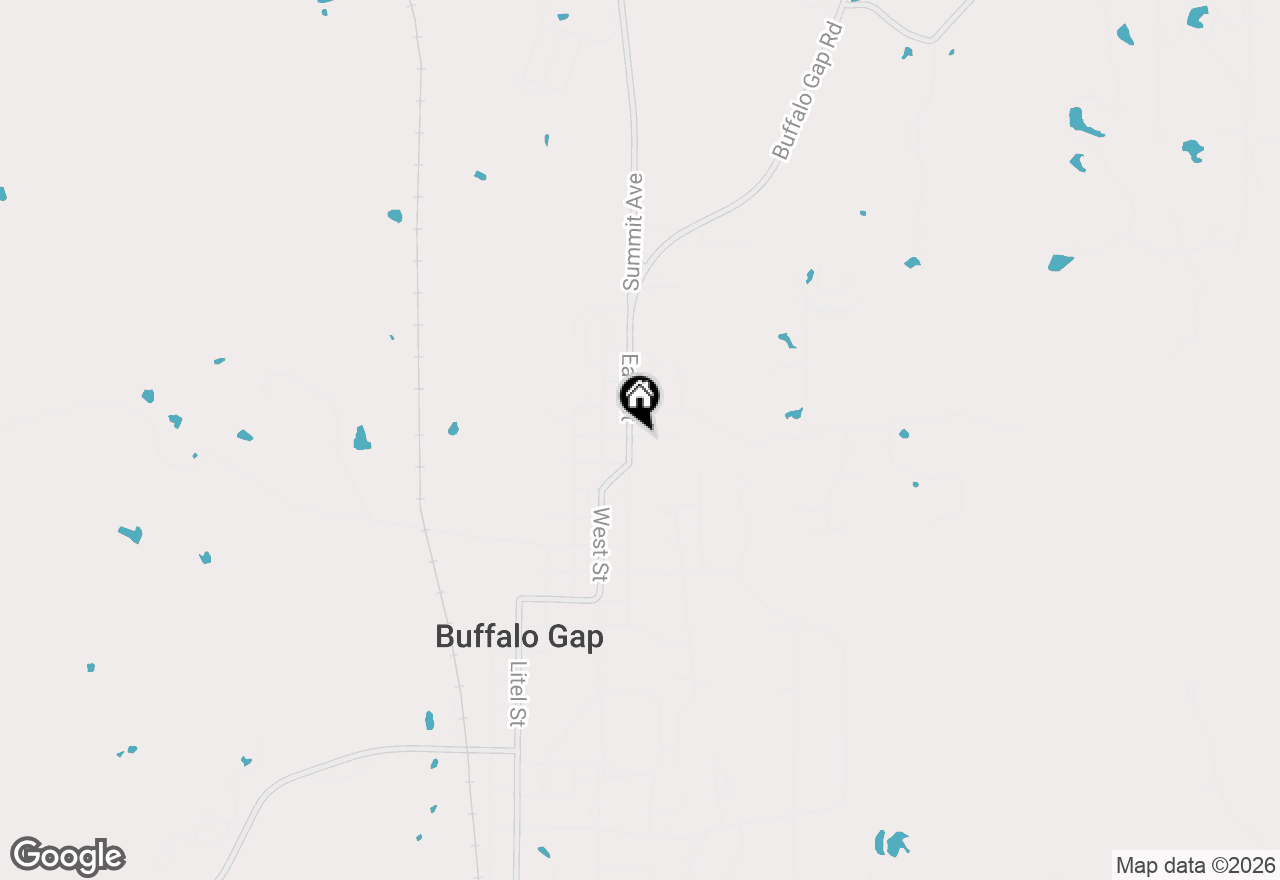 Map of 294 Elm Street, Buffalo Gap, TX 79508