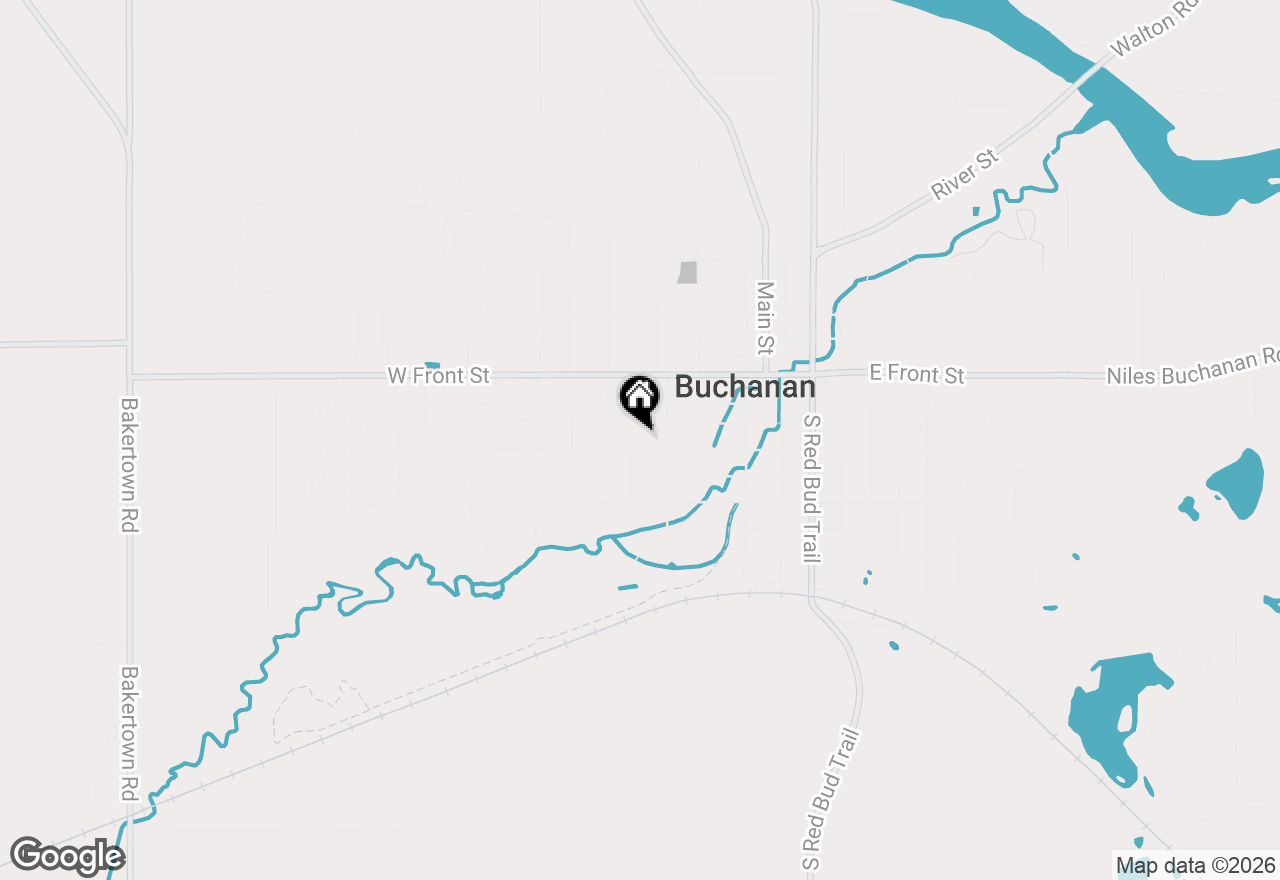 Map of 312 W Chicago Street, Buchanan, MI 49107