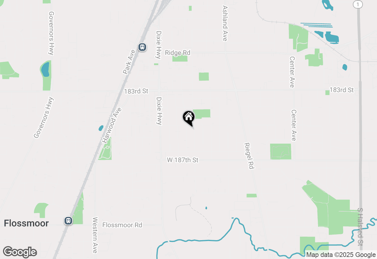 Map of 18521 Homewood Avenue, Homewood, IL 60430