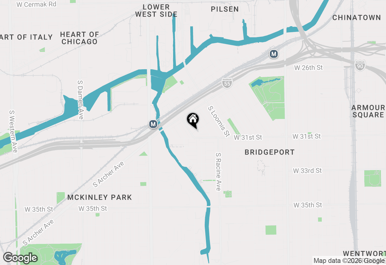 Map of 3069 S Lock Street, Chicago, IL 60608