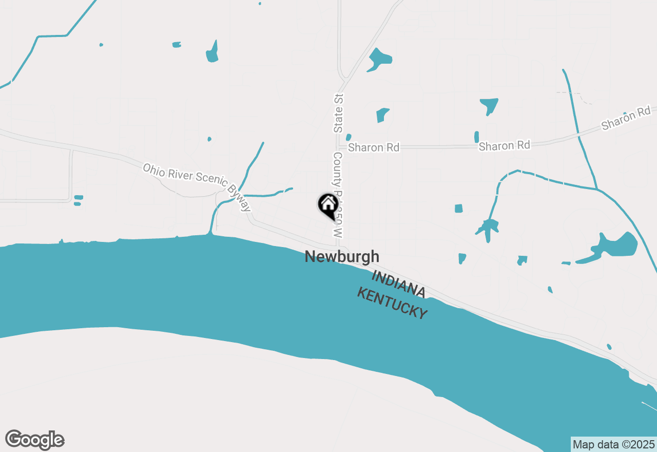 Map of 217 Monroe Street, Newburgh, IN 47630