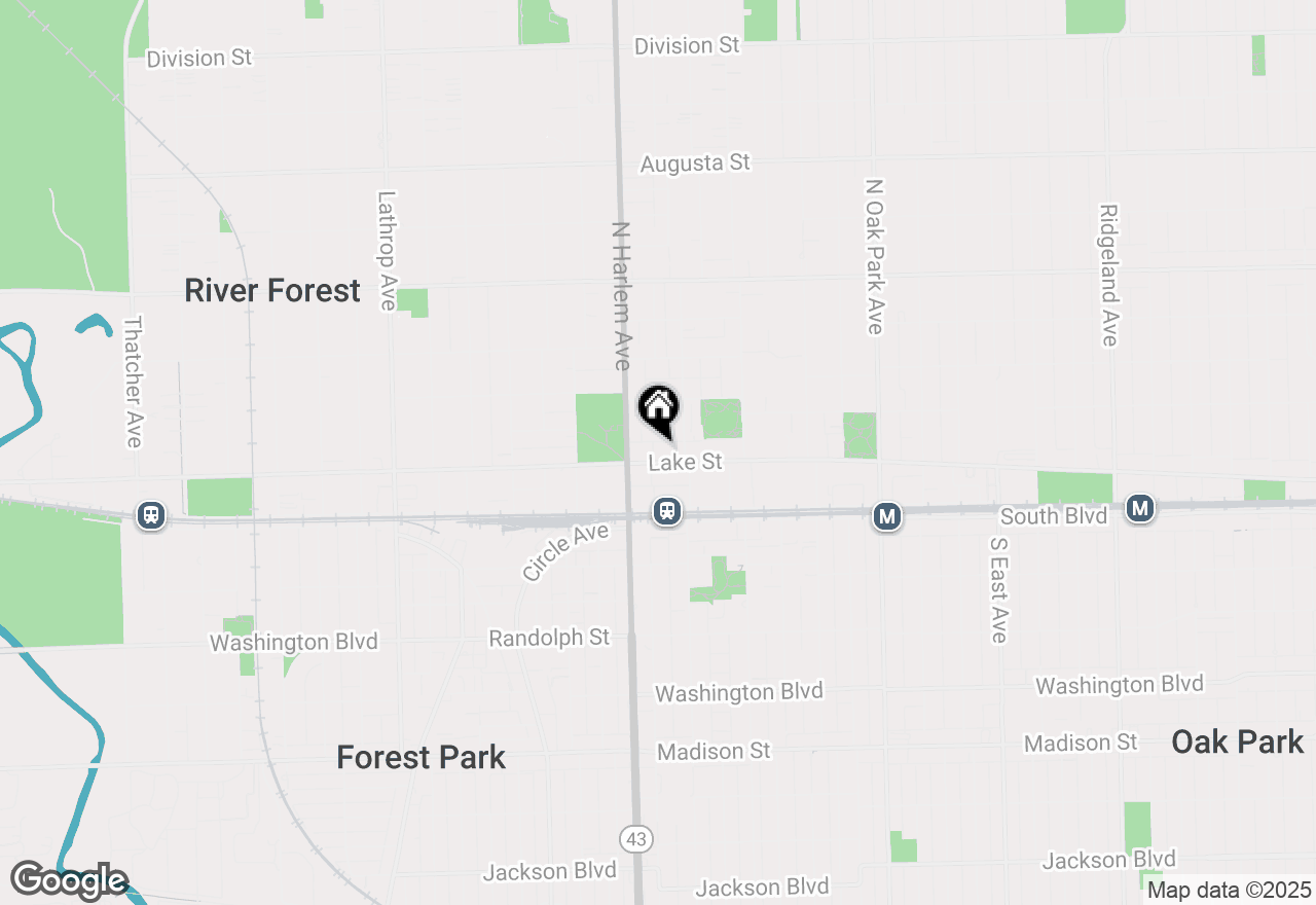 Map of 1124 Lake Street #511, Oak Park, IL 60301