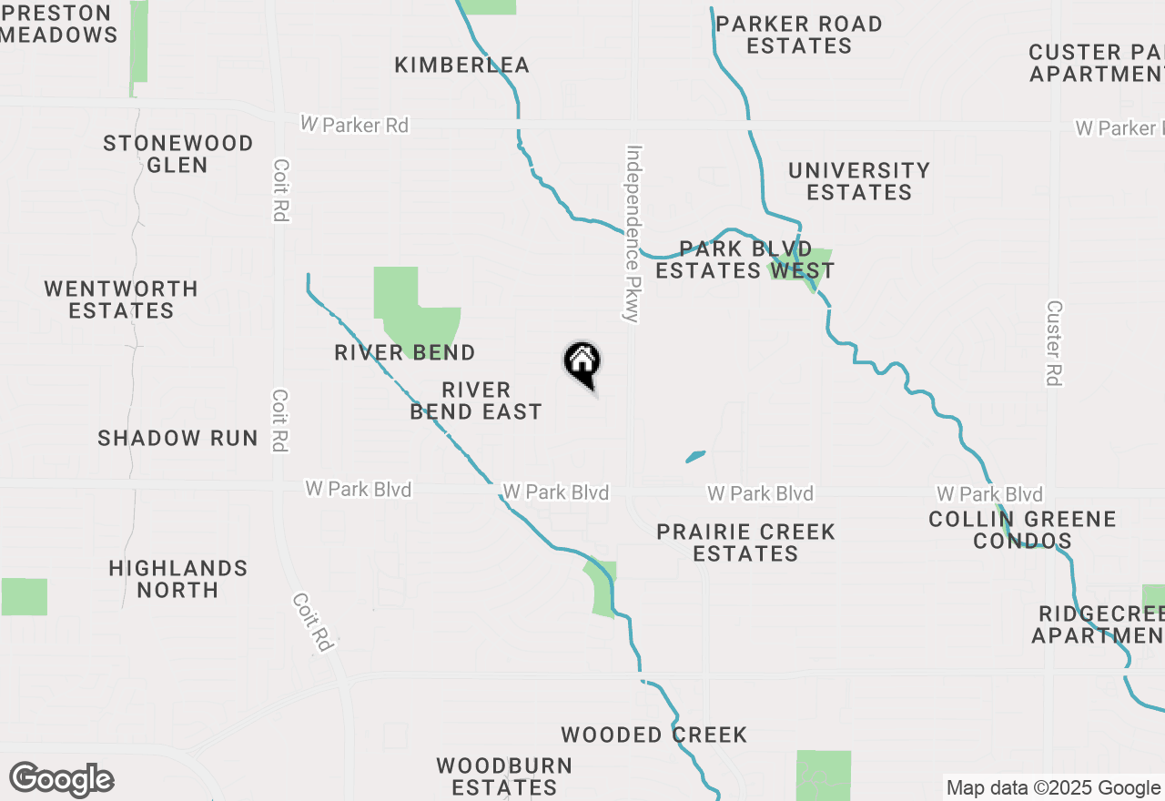 Map of 3205 Saint Ives Court, Plano, TX 75075