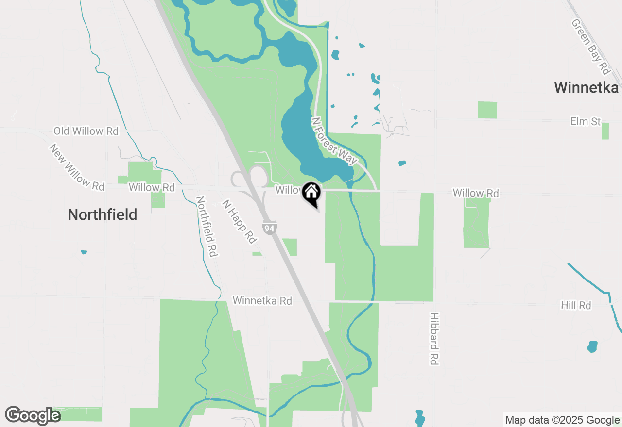 Map of 316 Latrobe Avenue, Northfield, IL 60093