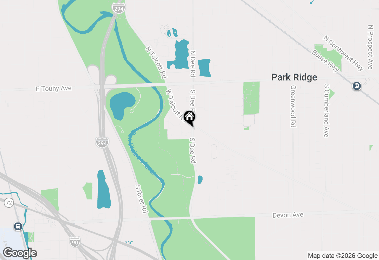 Map of 428 S Dee Road, Park Ridge, IL 60068