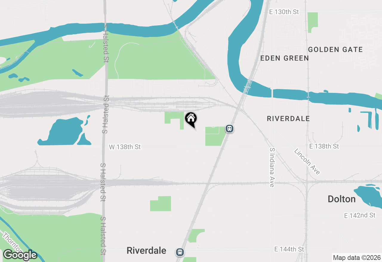 Map of 13701 S School Street, Riverdale, IL 60827