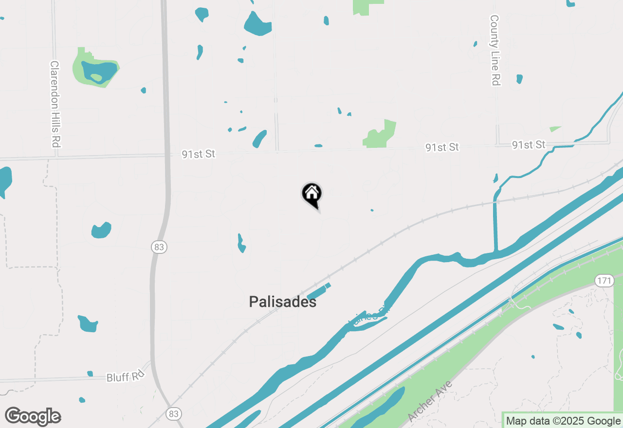 Map of 4 Keri Lane, Burr Ridge, IL 60527