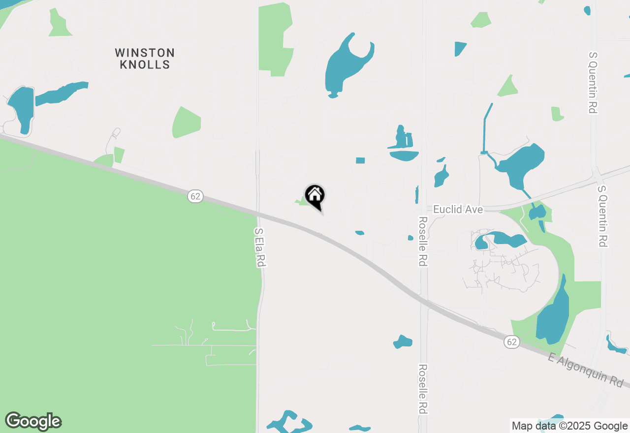 Map of 1924 W Ashbury Lane, Inverness, IL 60067