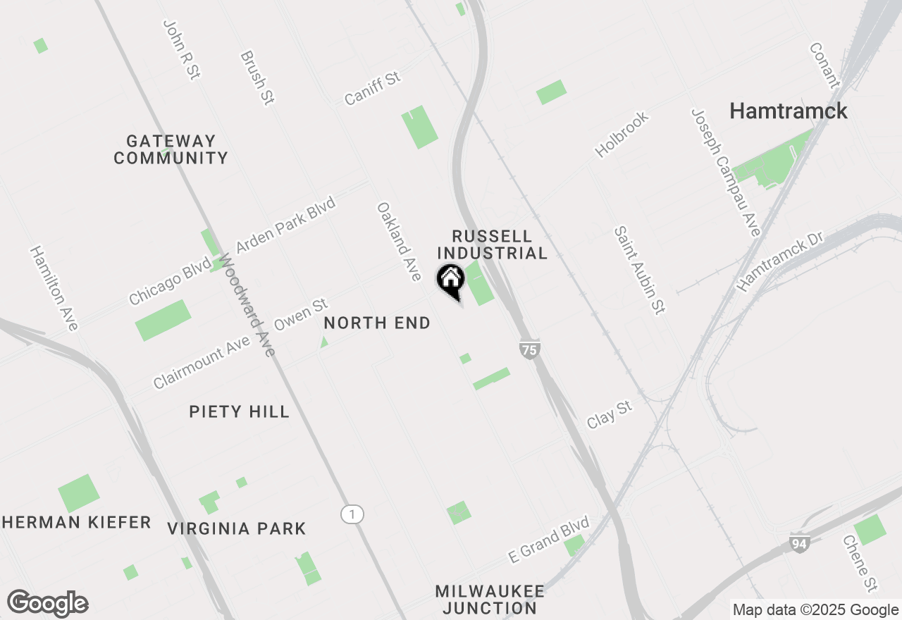 Map of 938 King Street, Detroit, MI 48211