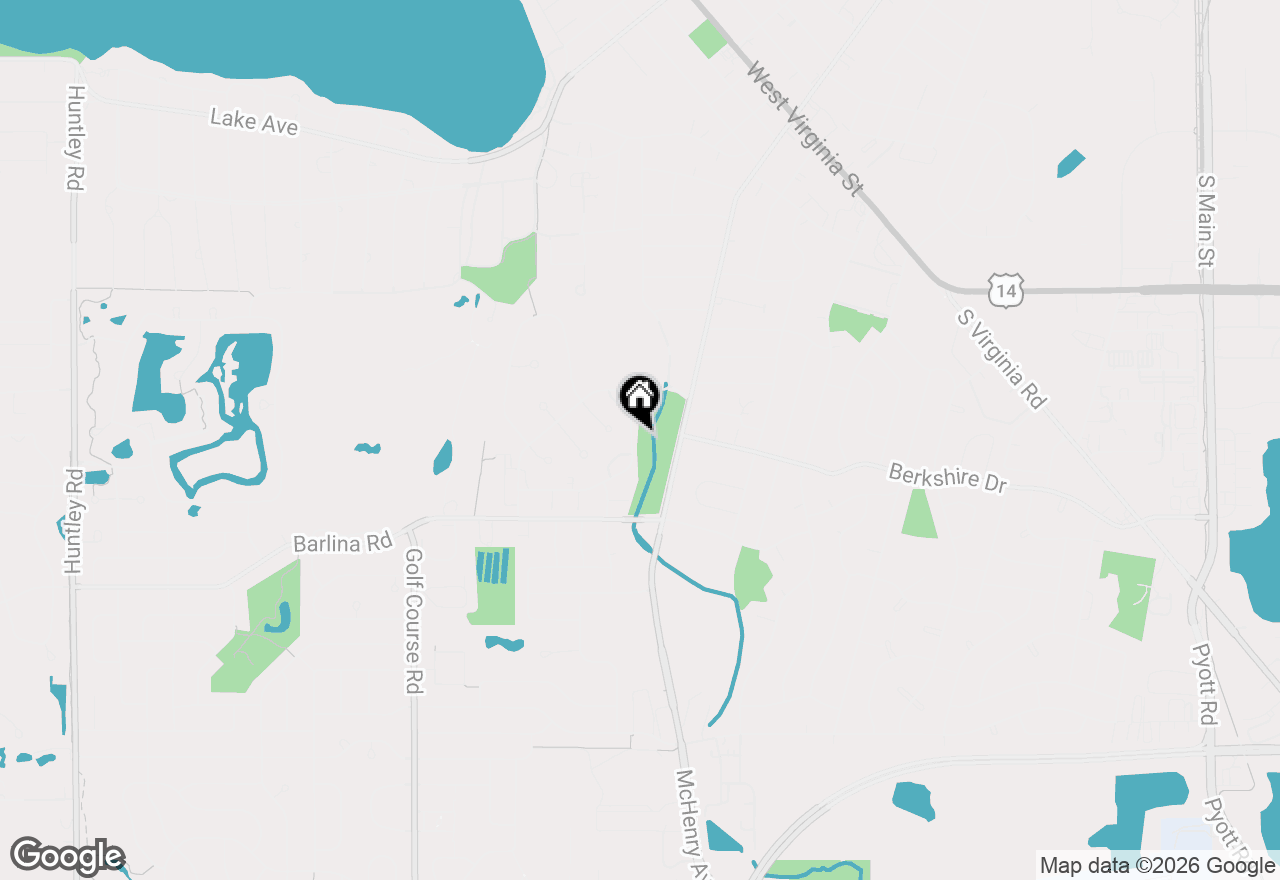 Map of 567 Cress Creek Lane, Crystal Lake, IL 60014