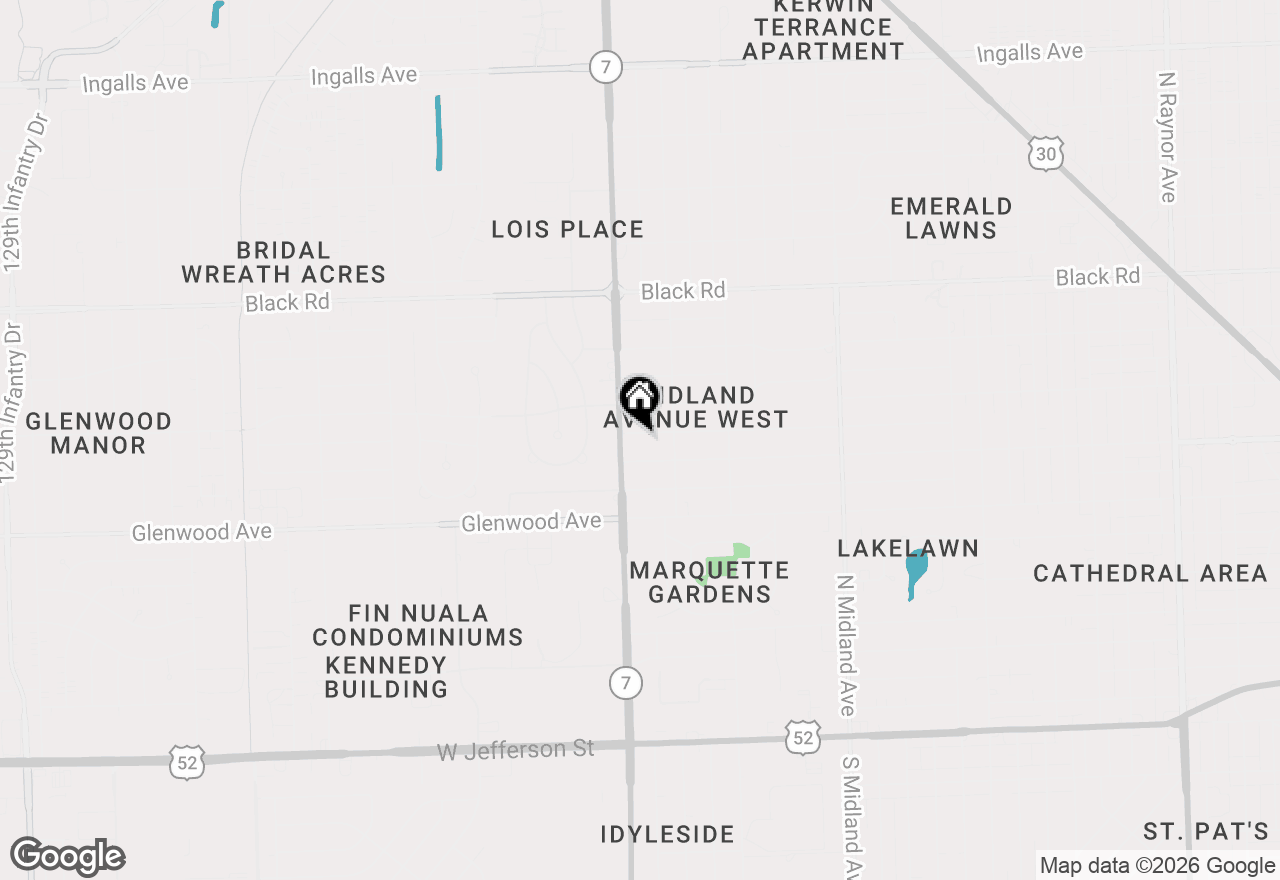 Map of 1714 Mayfield Avenue, Joliet, IL 60435