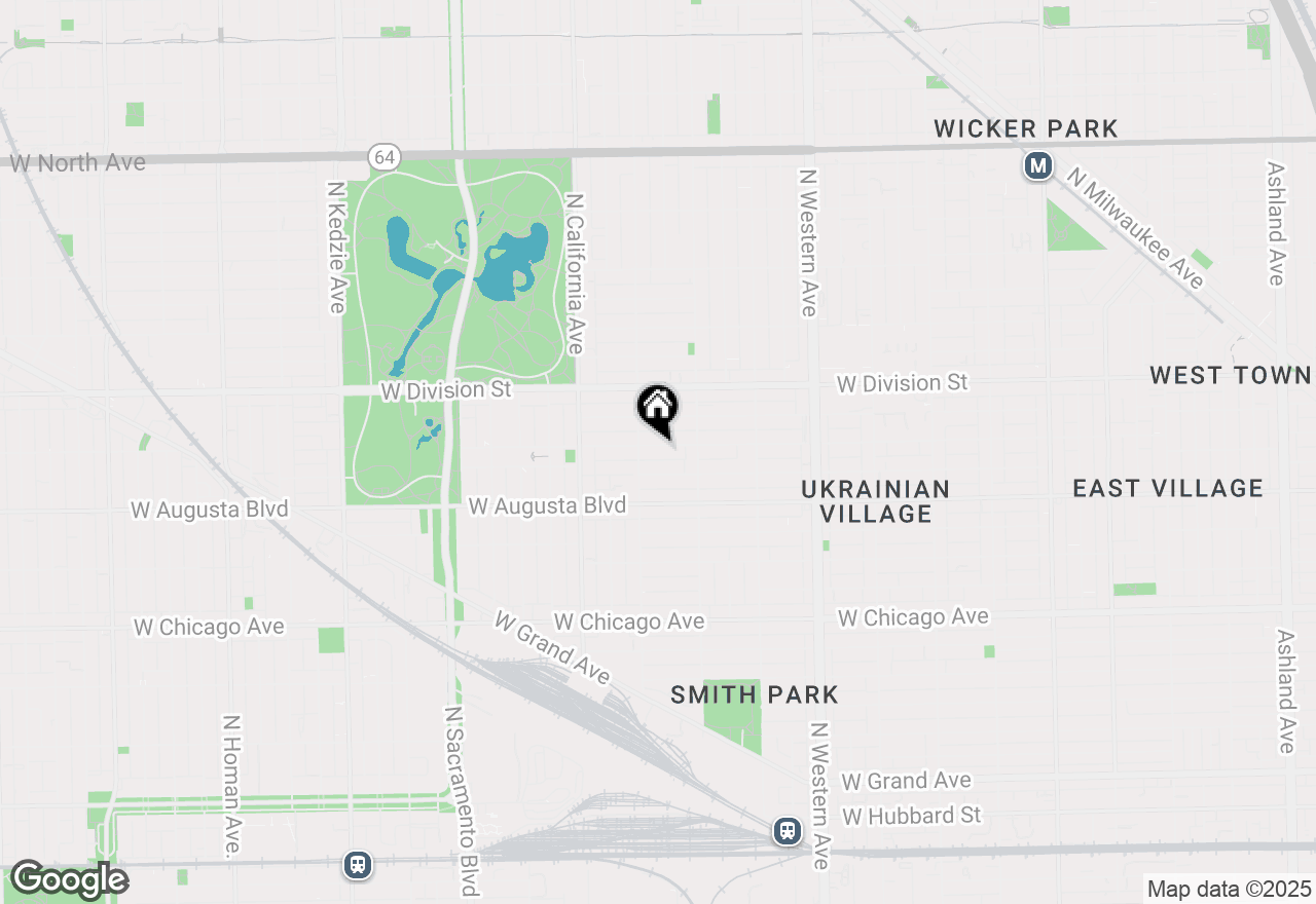 Map of 2641 W Thomas Street, Chicago, IL 60622