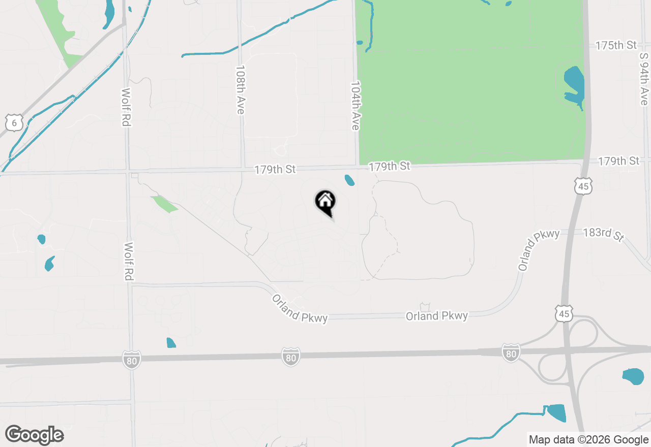 Map of 10549 Illinois Court, Orland Park, IL 60467