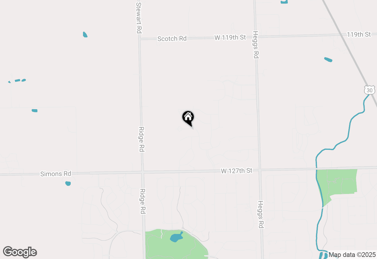 Map of 26515 W Countryside Lane, Plainfield, IL 60585