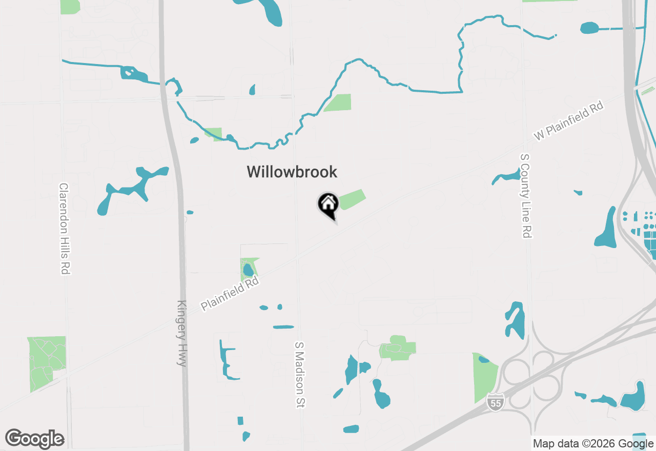 Map of 6723 Kingswood Road, Willowbrook, IL 60527