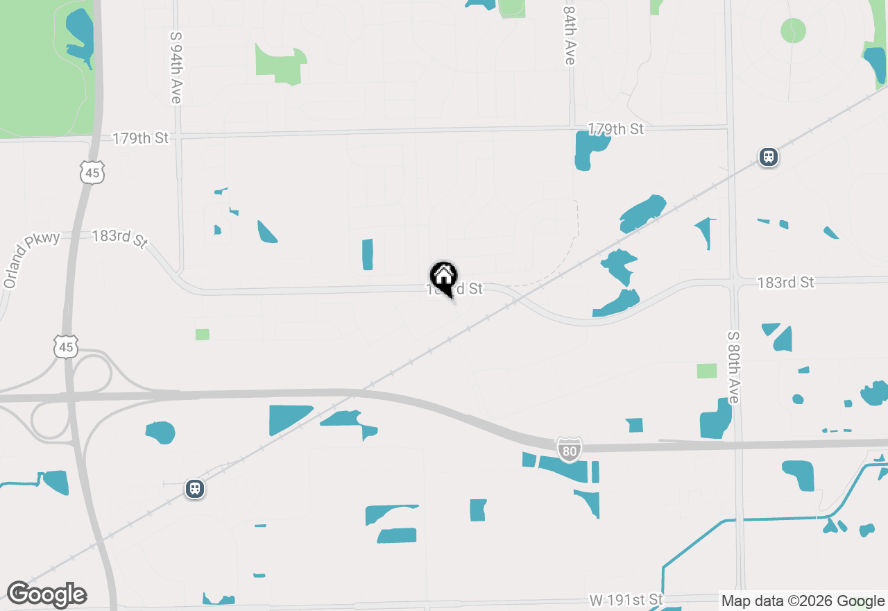 Map of 8713 Timbers Pointe Drive, Tinley Park, IL 60487
