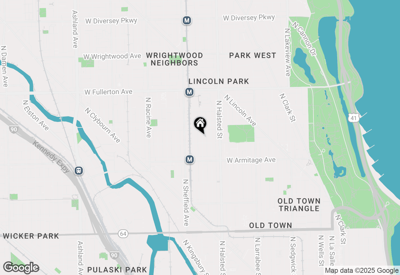 Map of 2118 N Fremont Street, Chicago, IL 60614
