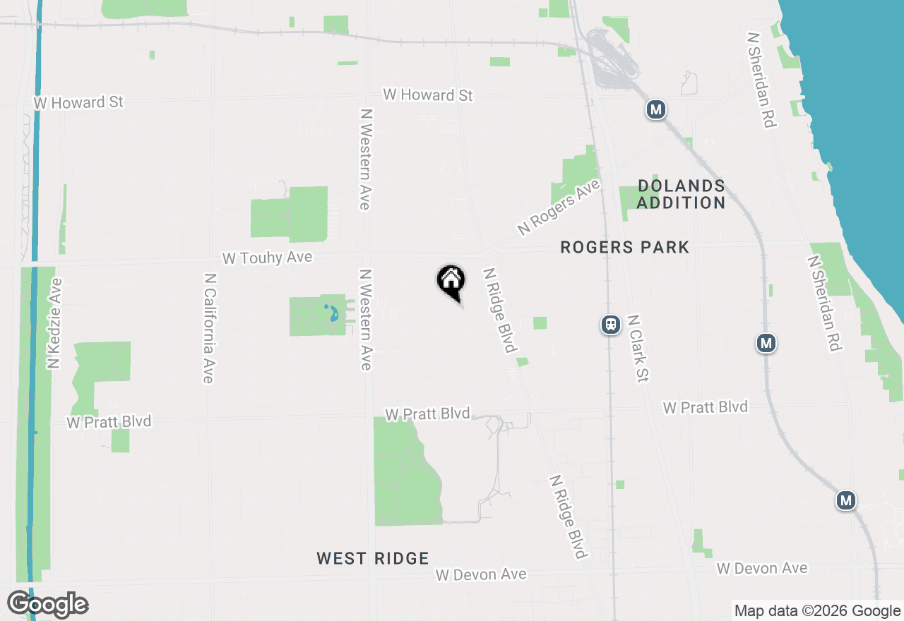 Map of 2125 W Greenleaf Avenue, Chicago, IL 60645