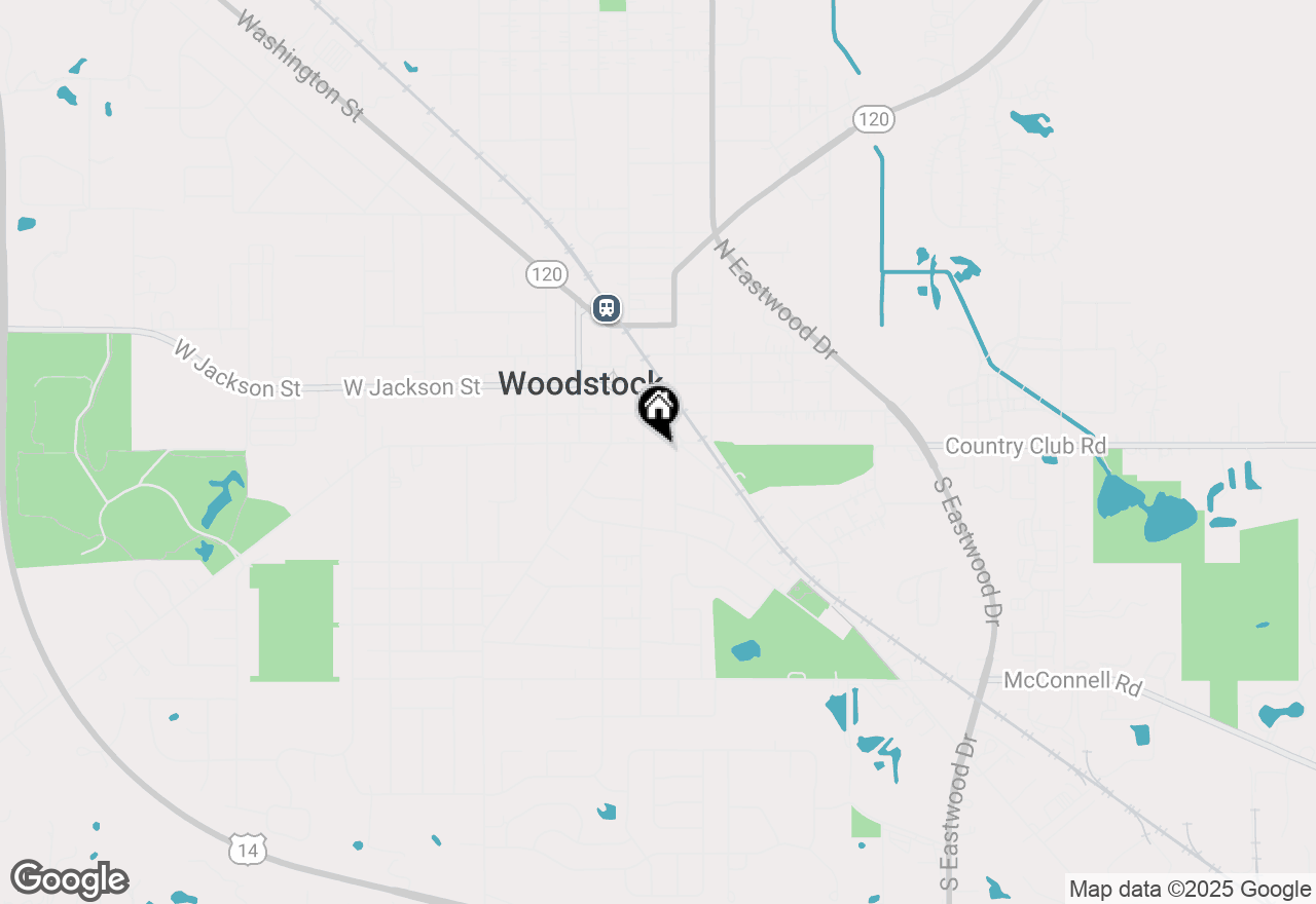 Map of 216 E South Street #4, Woodstock, IL 60098