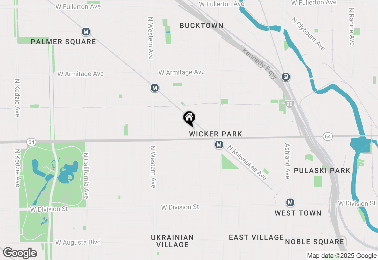Map of 2152 W Concord Place #2, Chicago, IL 60647