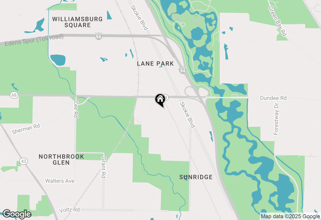 Map of 915 Longaker Road, Northbrook, IL 60062