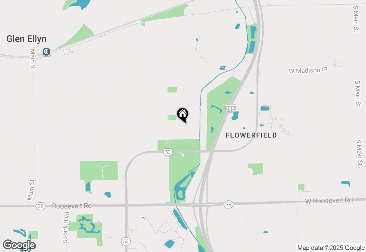 Map of 240 Scott Avenue, Glen Ellyn, IL 60137