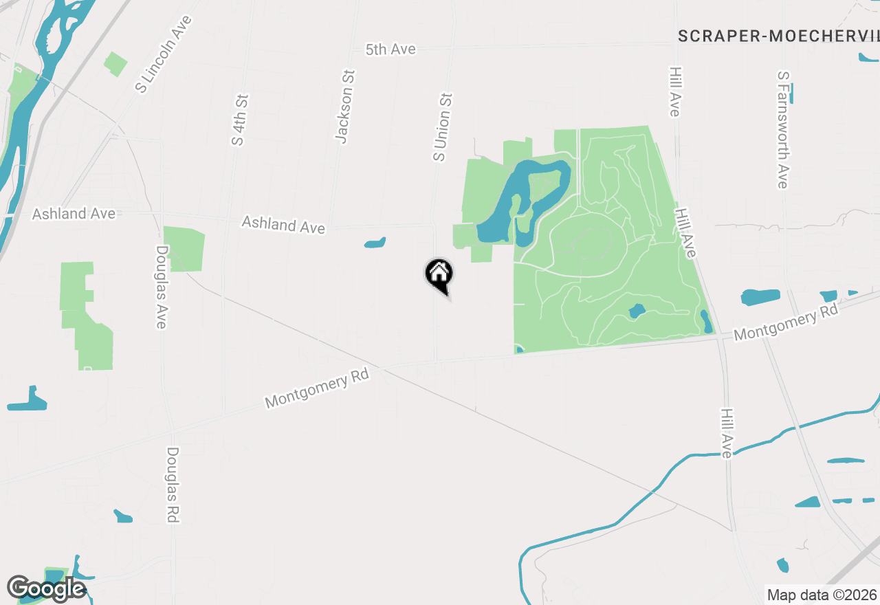 Map of 1146 S Union Street, Aurora, IL 60505